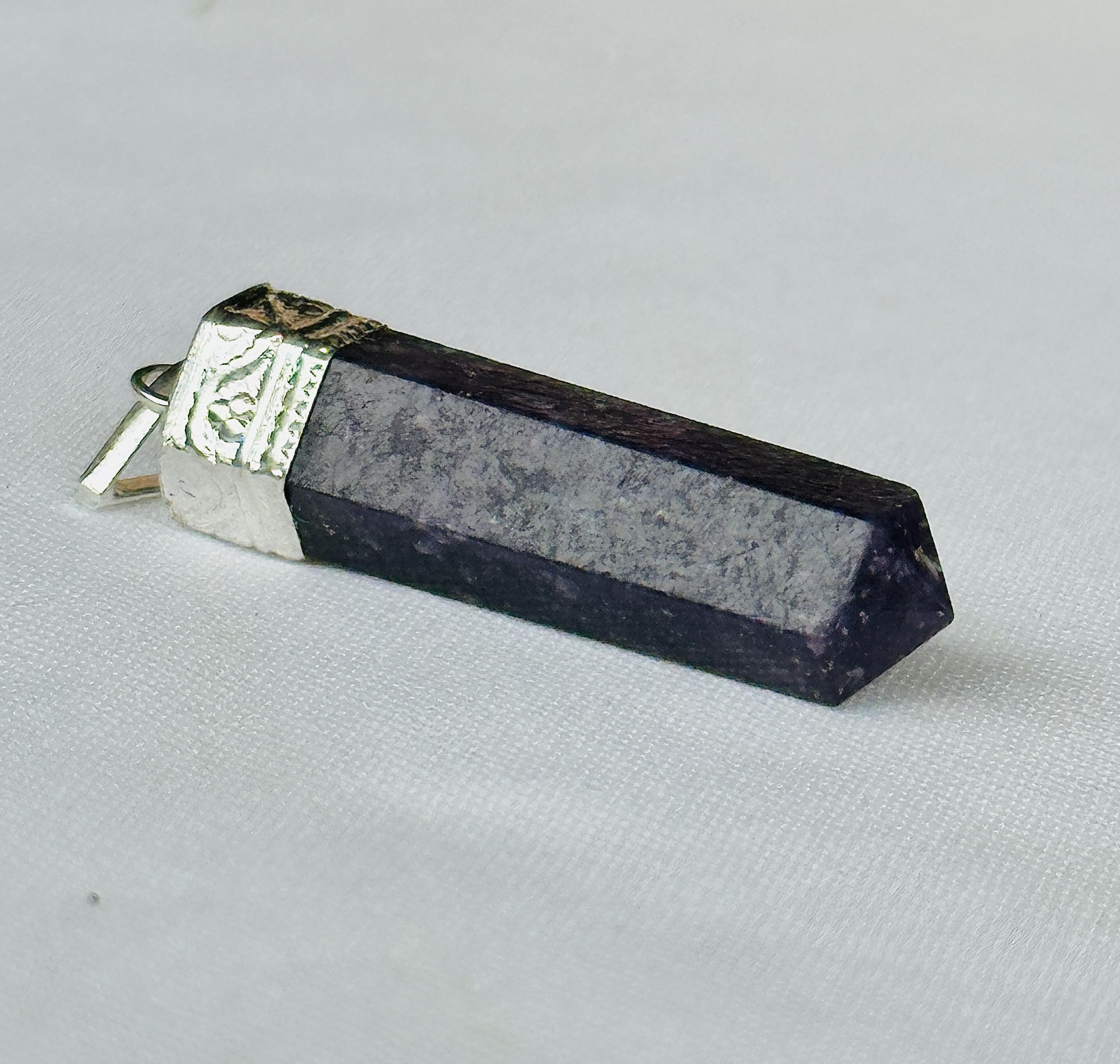 Lapidolite Pencil Pendant